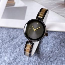 Brand Watches Women Girl Beautiful Crystal Diamond Style Metal Steel Band Quartz Wrist Watch G1121820