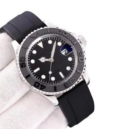 Local warehouse Newest With Box mens watches 40mm Mechanical automatic watch Ceramic bezel Sapphire master sports watch Glide buck281H