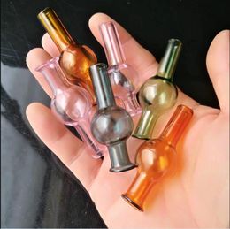 Colour gourd lid ,Wholesale Bongs Oil Burner Pipes Water Pipes Glass Pipe Oil Rigs Smoking