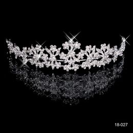 2015 New Cheap Under 5 Elegant Rhinestones Wedding Prom Party Tiaras Crowns 18K Bridal Jewellery Accessories Real Image Shippin229T