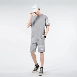 Men's Tracksuits Men Clothing 2023 Sets Designer Clothes Korea Fashion T Shirts Shorts Tracksuit Sweatsuits Sweatpants Plus Size Two Piece