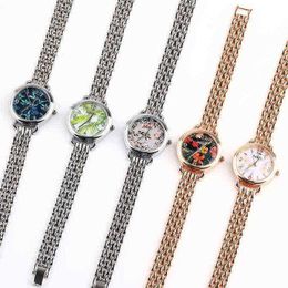 Wristwatches 2023 New Fashion Small Dial Women Watches Top Brand Stainless Steel Bracelet Ladies Quartz Dress Luxury Clock 220708