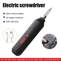 Electric Screwdriver Battery Rechargeable Cordless Screwdriver Powerful Impact Cordless Screwdriver Drill Electric Screw Driver