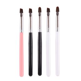 Nail Art Lighttherapy Brushes, Gel Nail Brush for UV Gel and Acrylic Fingernails and DIY Nail Art Design,Professional Poly Gel Painting Pen for DIY Manicure Art