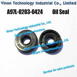 A97L-0203-0424 edm Oil Seal 2PCS pack FA NUC Seal for Lower Bearings A97L 0203 0424 24 06 707 A97L02030424 for 0iD 0iE 1iD 1i314i