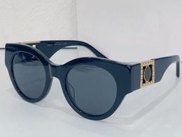 Realfine888 5A Eyewear VS VE4438 Bright Meidussa Crystal Luxury Designer Sunglasses For Man Woman With Glasses Cloth Box VE4439
