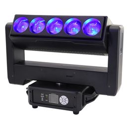 2pcs New LED Stage Light 5x60W Infinite DJ Disco Moving Head Light Pixel Beam Wash Strobe Bar Stage lights