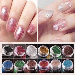 Nail Glitter Crystal Powder Decoration Manicure Tool False Kit Shiny Enhancement Acrylic Set Art Tips