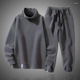 Men's Tracksuits Sweat Suits Designer Cold Proof 2 Piece Sets Comfort Fleece Mens Joggers Set Fashion Clothing Trends Warm Casual Tracksuit