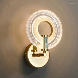 Wall Lamp Nordic LED Indoor Lighting Luxurious Lamps For Bed Living Room El Bathroom Decoration Designer Light