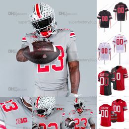 2023 Osu Ohio State Buckeyes Football Jersey Marvin Harrison Jr. Sonny Styles Emeka Egbuka J.t. Tuimoloau Jack Sawyer Treveyon