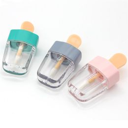 6ml DIY Empty Lip Gloss Bottle Container Make Up Tool Cosmetic Ice Cream Clear Lips Balm Tube207E