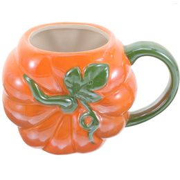 Mugs Grape Cup Desktop Coffee Mug Pumpkin Shape Exquisite Milk Handle Home Water Shaped Ceramic