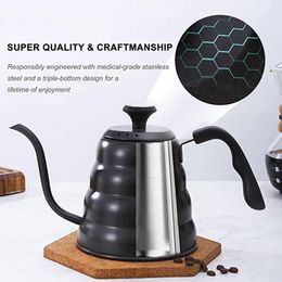 Tools Pour Over Coffee Kettle with Thermometer for Exact Temperature Premium Stainless Steel Gooseneck Tea Kettle for Drip Coffee