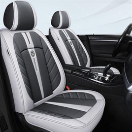 21 New Car Seat Covers For Sedan SUV Durable Leather Universal Five Seats Set Cushion Mats For 5 seat Seater car Fashion 032771
