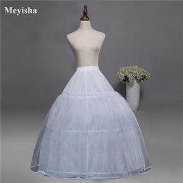 52016 Wedding Dress Crinoline Bridal Petticoat Underskirt 3 Hoops3447