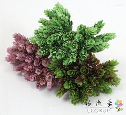 Decorative Flowers 1 PCS Beautiful Artificial Pine Cone Bouquet Plastic Plant Home Decoration Gift F505