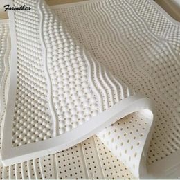 Mattress Pad FORMTHEO Natural Latex Massage Topper 160 200 Tatami Thicken 10cm Foldable Bed 1 5 1 8m 230721