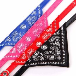 Dog Collars Manufacturers Stock Products Pet PU Collar Triangle Mouth Towel Cat Is Suitable For Small And Medium-siz