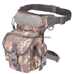 Waist Bags Waterproof MOLLE Tactical sports packs Pocket Leg Bag Cross Over Legs Waistpacks Cycling Outdoor camouflage sling pack