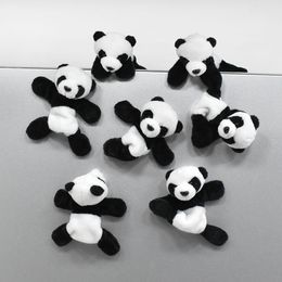 Fridge Magnets Cute Soft Plush Panda Magnet Refrigerator Sticker Animal Cartoon Wall Stickers Kids Toys Souvenir Gifts Home Decoration 230721