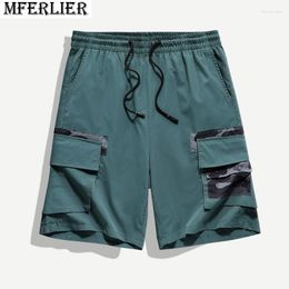 Men's Shorts Summer Men Casual Camouflage Sports Patchwork Pockets Plus Size 4XL Out Door