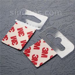 Hooks & Rails Slotted Hang Tabs Long Self Adhesive Slimline Delta Slot Euro Hole Security Display Peghook Hanging Package Box PVC 2184