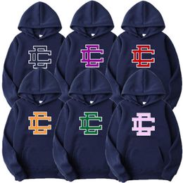 Designer Ee Hoodie Fashion Double e Pattern Hoodies Mens Womens Loose Streetwear Clothing Lovers Street Tracksuit Pullover Hooded Sweatshirts Tops Mgxp