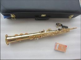 Quality Japan Brand Soprano Saxophone YSS875EX Straight Soprano B Flat Musical Instrument With Case