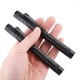 Flashlights Torches LED Portable Maintenance Clip Pen Light Waterproof Mini XPE R3 For Camping Hiking