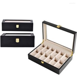 Watch Boxes 6/10/ Wrist Box Holder Storage Case Organiser PU Leather Display Regalos Para Hombre