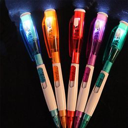 ball pen with light torch Led multifunciton pen stationery office kids children school ball pen writing toolgifts296y