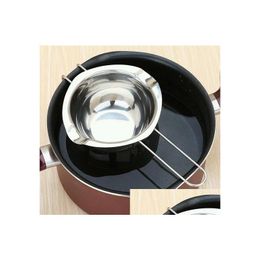 Other Bakeware Stainless Steel Chocolate Melting Pot Double Boiler Milk Bowl Butter Candy Warmer Pastry Baking Tools Kd18 Drop Deliv Dhtoj