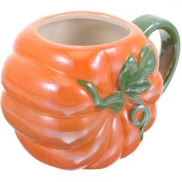 Mugs Modelling Cup Ceramic Mug Office Water Desktop Coffee Pumpkin Halloween Shaped Decor