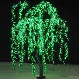 Garden Decorations LED Willow Tree Light LED 1152pcs LEDs 2m 6 6FT height Rainproof Indoor Outdoor Use fairy garden Christmas Deco201Z