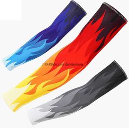 Summer Cool Men arms warmers Sport Bike Cycling Running Bicycle UV Sun Protection Cuff Cover Protective Arm Sleeve Outdoor sports Fitness Sleeves