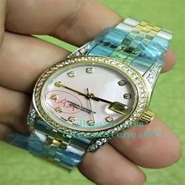 Factory s automatic movement 26MM 31mm LADIES 18K YELLOW GOLD SILVER DIAMOND 179138 Women's Wristwatches253R