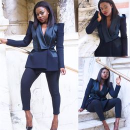 African Black Women Suits Summer Leisure Slim Fit Evening Party Prom Blazer Red Carpet Outfit Tuxedos Jacket Pants326k