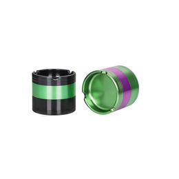 Premium Aluminium Alloy 63mm Smoking Herb Grinder With Large Space 4 Piece Aluminium Tobacco Grinder Accessories Can Customise Own Logo