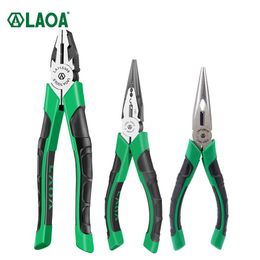 Files Laoa Multitools 3pcs Pliers Set Nipper Pliers Wire Cutter Side Cutter Electrician Hand Tools