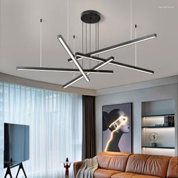 Pendant Lamps Living Room LED Chandelier Modern Minimalist Dining Lighting Creative Personality Bar Light Nordic Hall