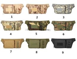 800D oxford waterproof tactical waist bags hunting Army molle fanny Pack Multi-function Pouch packs Outdoor Daily life Riding crossbody sling bag