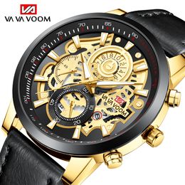 Men Watch Sports Watch Fashion Mechanical Style Leather Student Business Clock Waterproof Dropshipping Watches Relogio Masculino