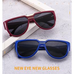 Sunglasses Men's Sun Protection Uv Fashionable Personalised Metal Women's Sports Driving Travel Glasses