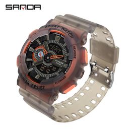 SNADA Brand Men's Watch Top Quality LED Digital Luxury Shock Watches Relogio Masculino Male Wristwatches All Functions Works