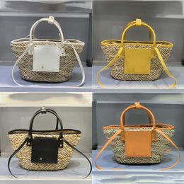 beach bags women JA designer bag summer travel bags Raffia Beach Tote Luxury Woven Straw Bag Purses Handbag WITH 230420