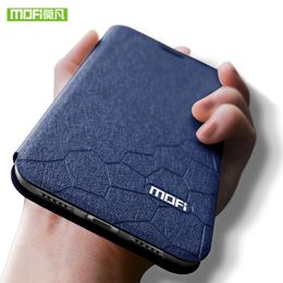 accessories for Xiaomi Mi Max3 Case Cover for Xiomi Max3 Case Silicone Flip Leather Original Mofi 360 Shockproof Business Style