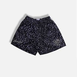Designer Short Fashion Casual Clothing Ip Fashion Brand Leopard Print American Basketball Shorts Mens Quarters under Knee Training Street Quick Dried Casual Sp 24