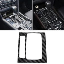 Car Carbon Fibre Left Drive Gear Frame B Decorative Sticker for Mazda Axela 2017-20182169