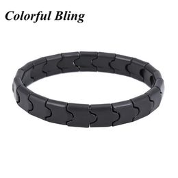 Fashion Health Jewelry For Man and Woman Natural Stones Wrist Bracelets Black Tourmaline Bracelets2295